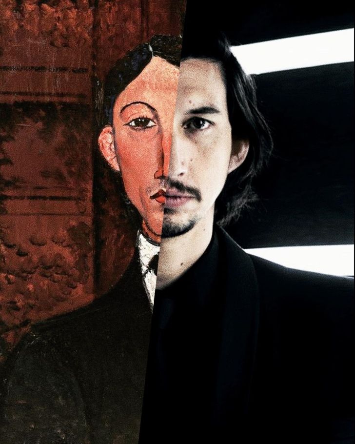 Ertan Atay popkultura klasszikus festmenyek Adam Driver