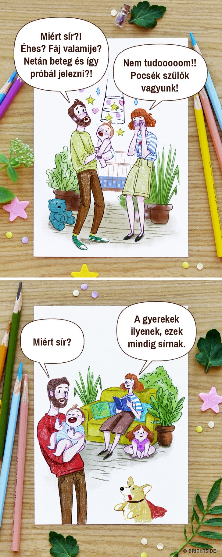 gyerek neveles, elso masodik gyerek kozti kulonbseg, humoros szulok2