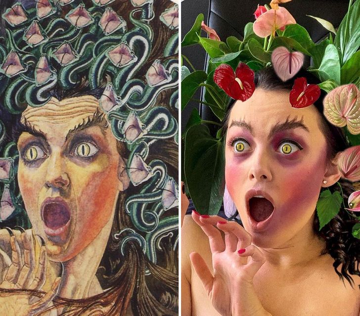 Medusa, Carlos Schwabe / Fotó: Olga Tolstunova / Instagram