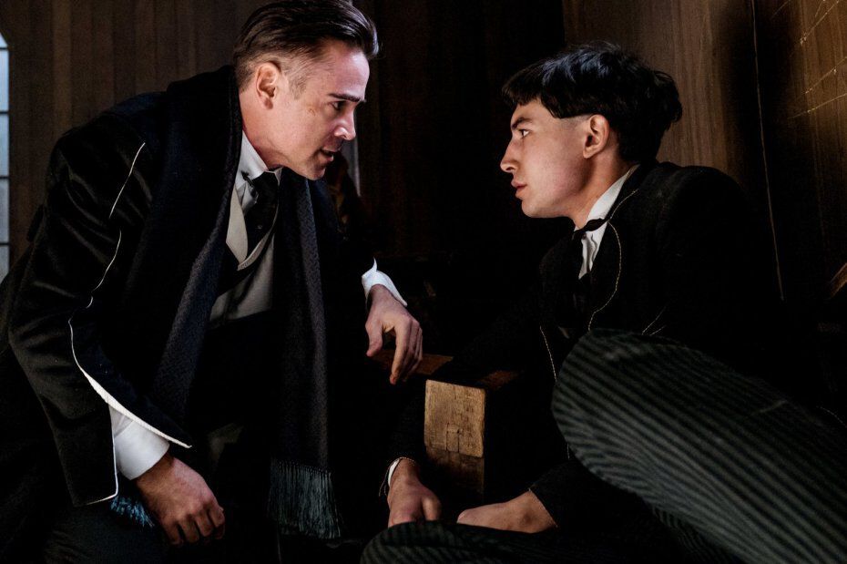 Collin Farrell és Ezra Miller a Legendás állatok és megfigyelésük két antihőse