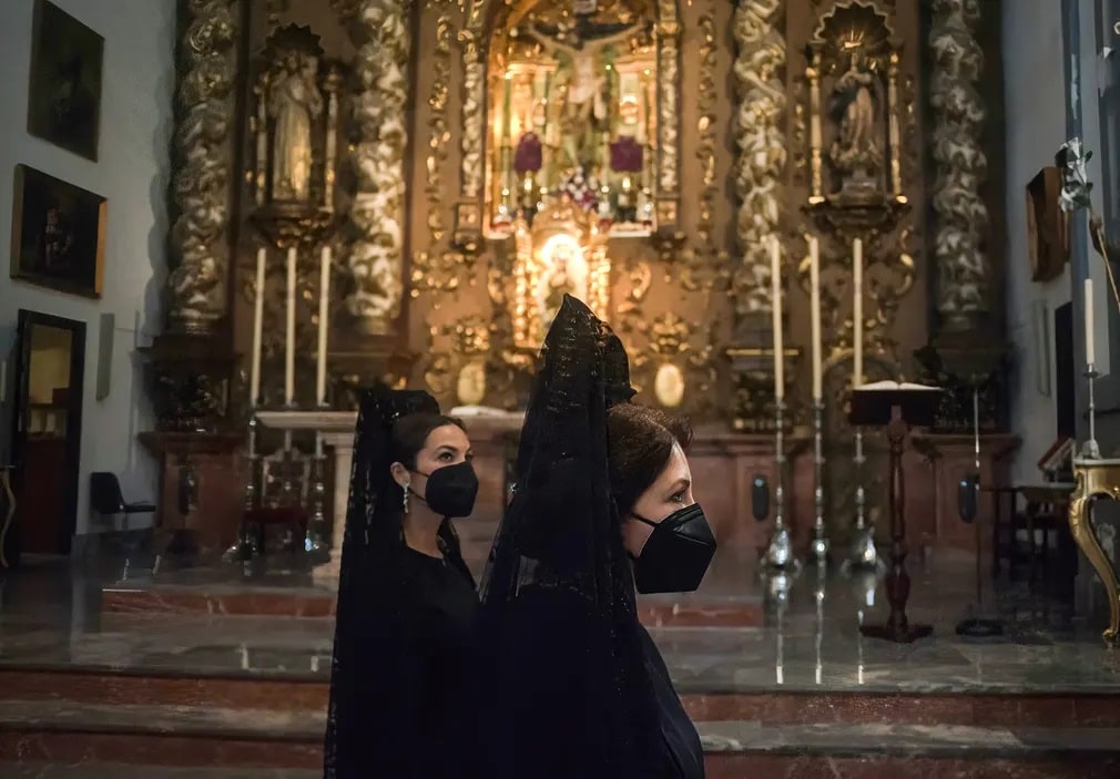 semana saanta, mantilla, husveti unnepek, jesus merida, nap fotoja