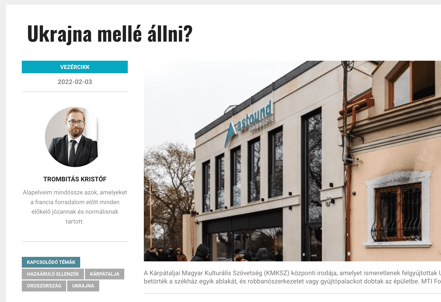 trombitás kristóf megafon ukrajna pesti srácok