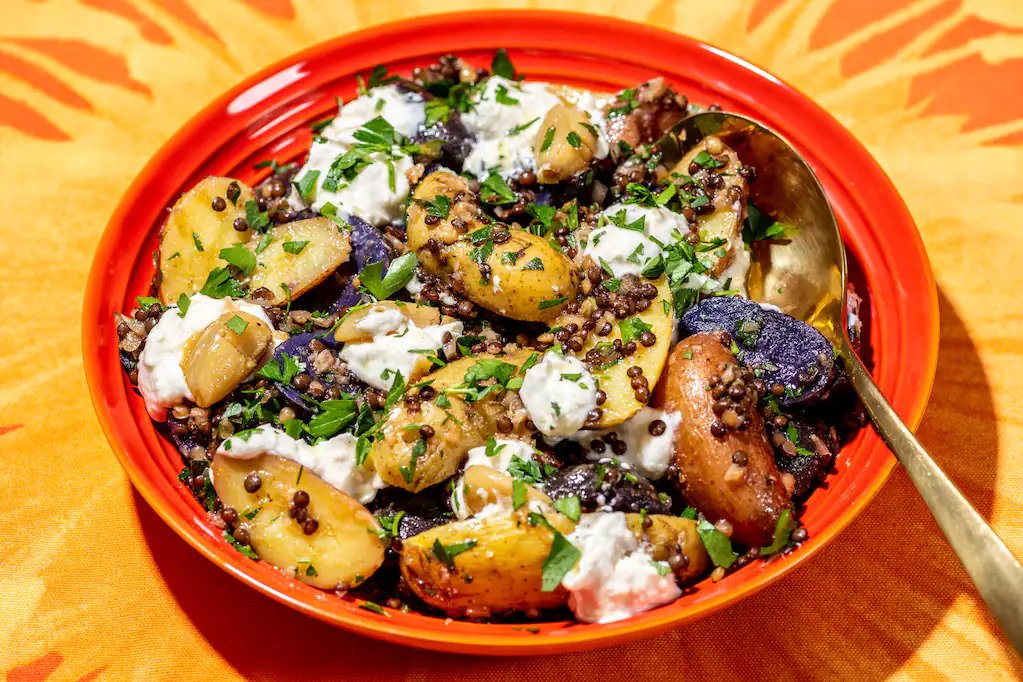egyiptomi krumplisalata recept