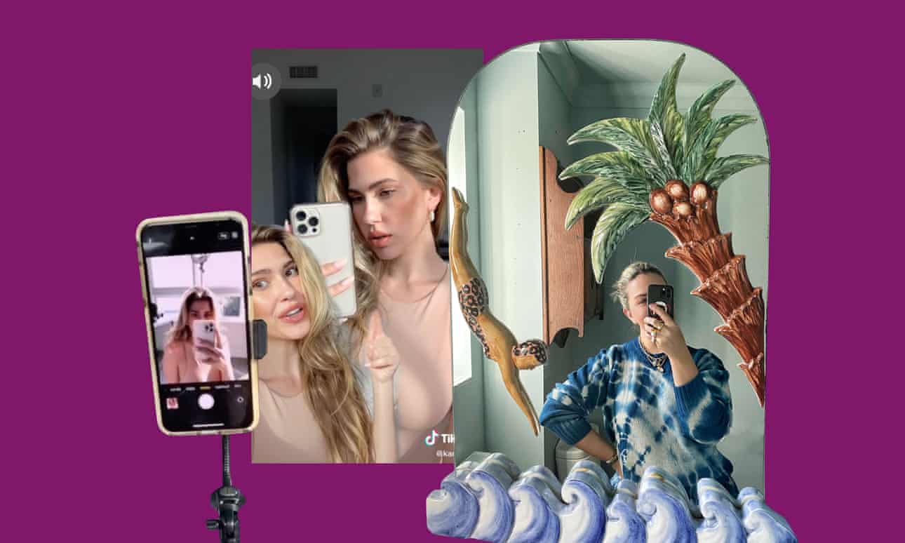 influenszer tukor szelfi valosag