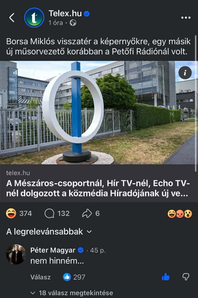 magyar péter komment közmédia hajdú gábor