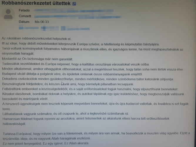 bombariado iskolak magyarorszagon