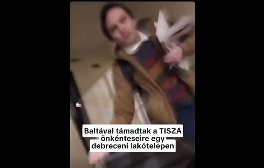 debreceni tisza aktivista baltas tamadas
