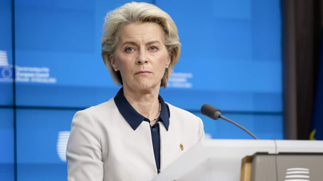 orosz-ukrán háború európai unió fegyverszállítás Ursula von der Leyen